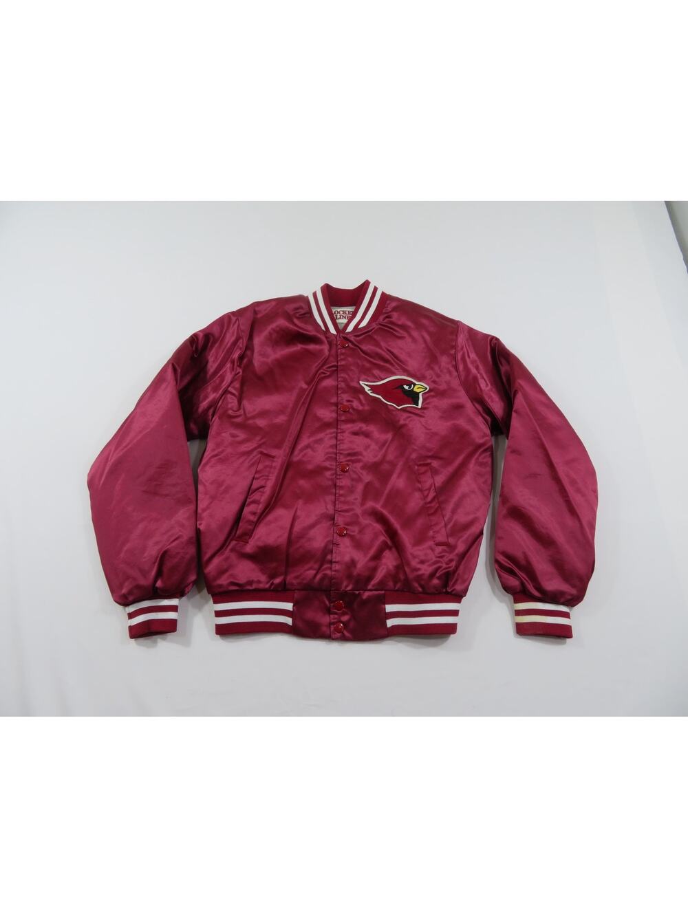 Arizona Phoenix Cardinals Red Jacket Coat Made in USA Locker Line Sz S 1980s